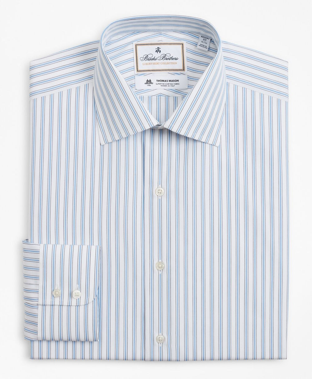 Luxury Collection Regent Fitted Dress Shirt, Franklin Spread Collar Outline Stripe