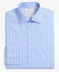 Luxury Collection Regent Fitted Dress Shirt, Franklin Spread Collar Ribbon Stripe