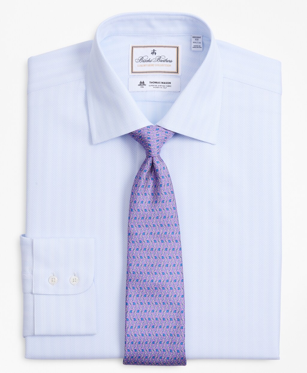 Luxury Collection Regent Fitted Dress Shirt, Franklin Spread Collar Stripe