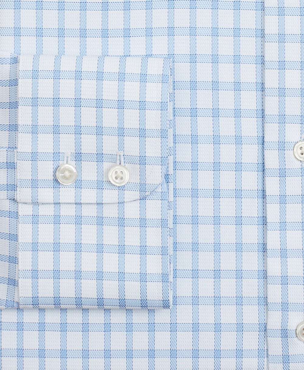 Luxury Collection Regent Fitted Dress Shirt, Franklin Spread Collar Check