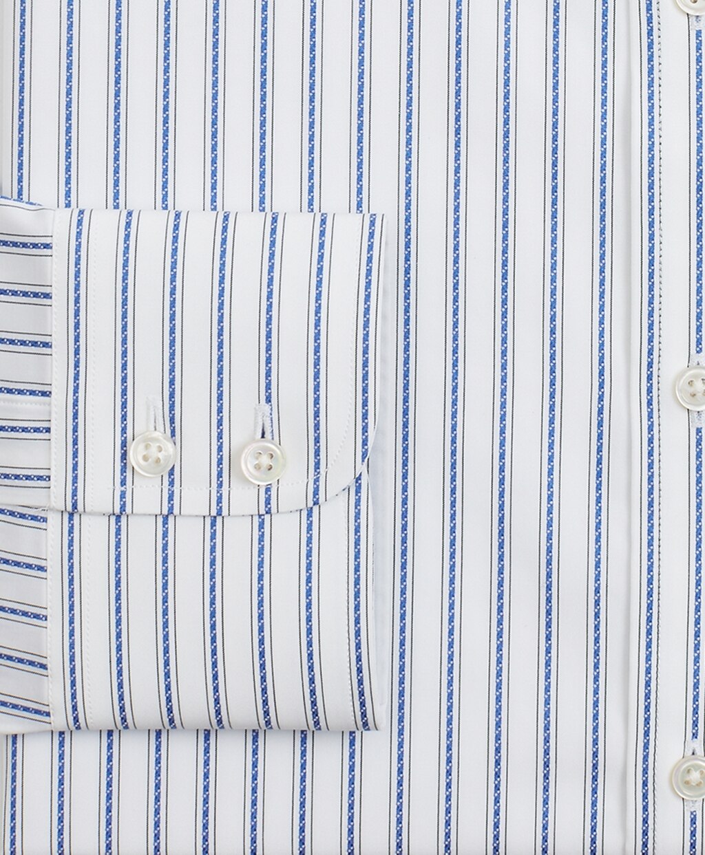 Luxury Collection Milano Slim-Fit Dress Shirt, Button-Down Collar Stripe