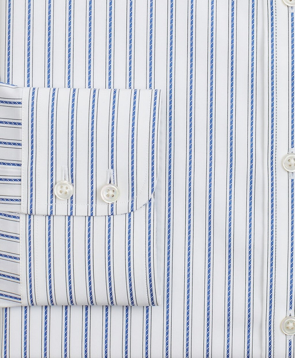 Luxury Collection Milano Slim-Fit Dress Shirt, Button-Down Collar Stripe