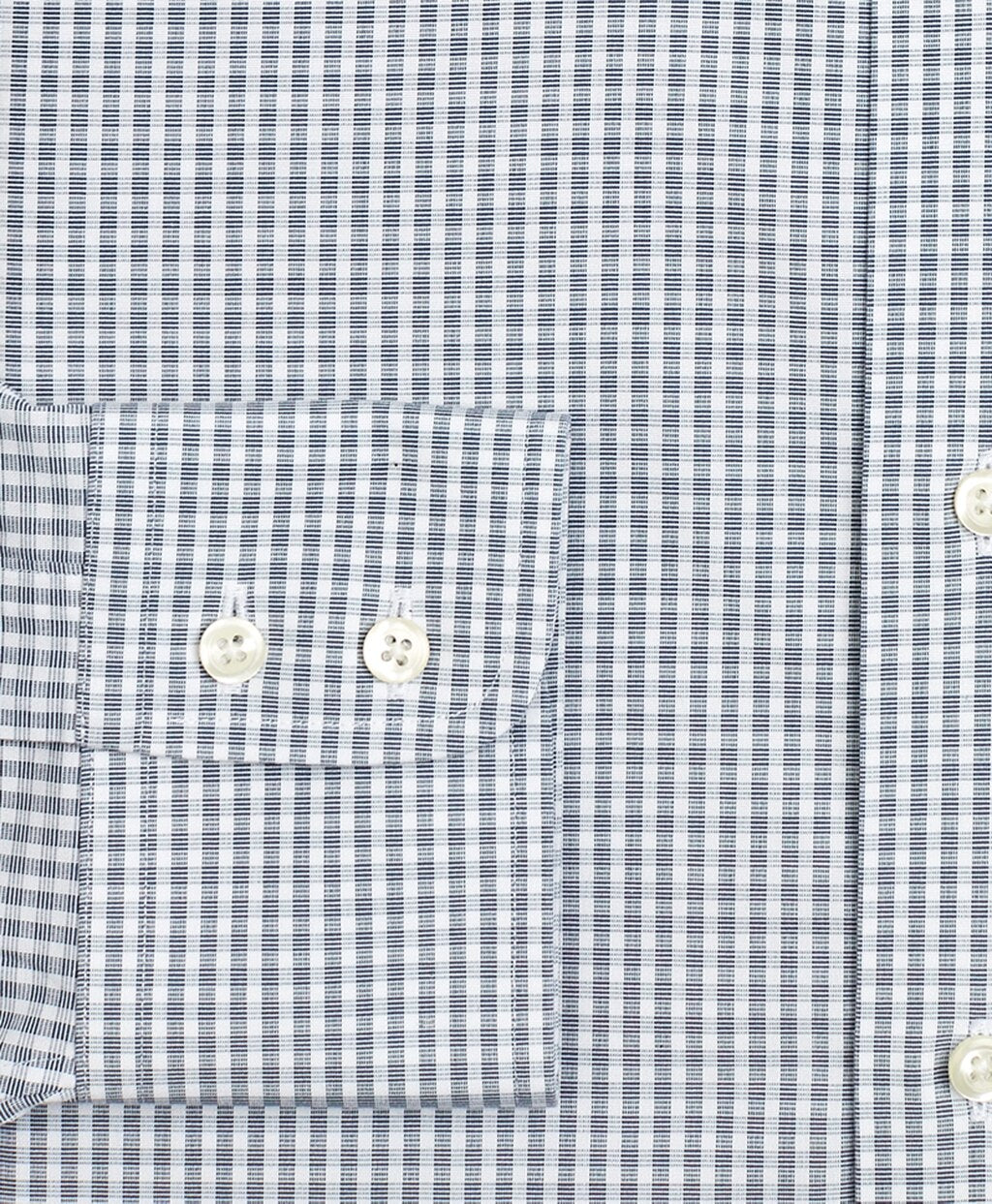 Stretch Regent Fitted Dress Shirt, Non-Iron Double-Windowpane