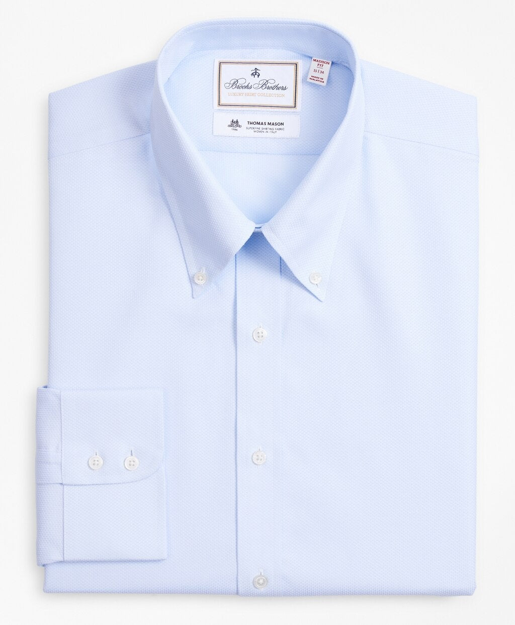 Luxury Collection Madison Classic-Fit Dress Shirt, Button-Down Collar Dobby Links