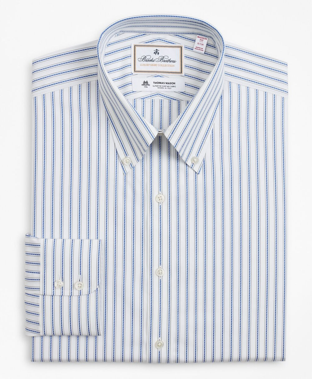 Luxury Collection Madison Classic-Fit Dress Shirt, Button-Down Collar Stripe