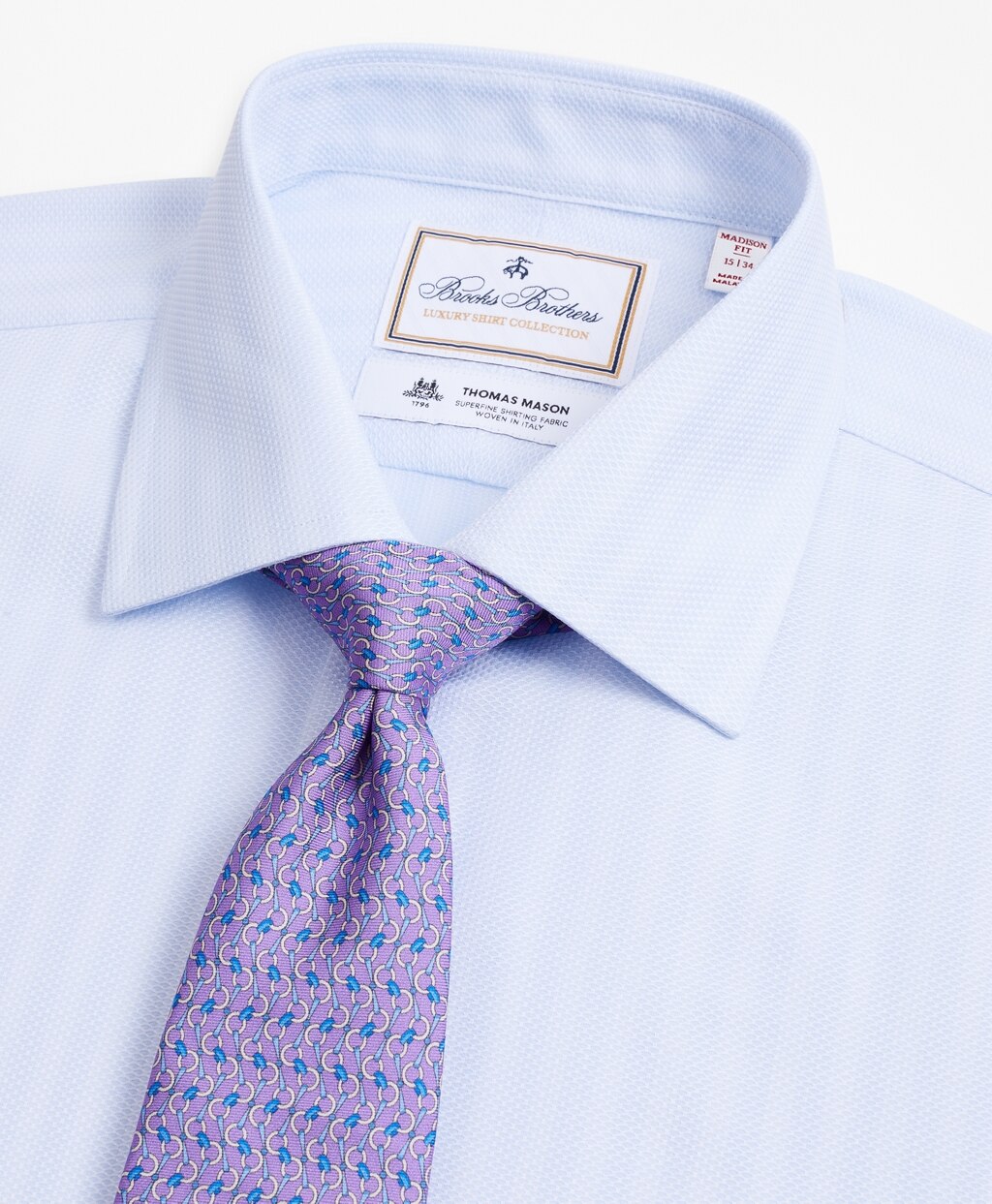 Luxury Collection Madison Classic-Fit Dress Shirt, Franklin Spread Collar Stripe