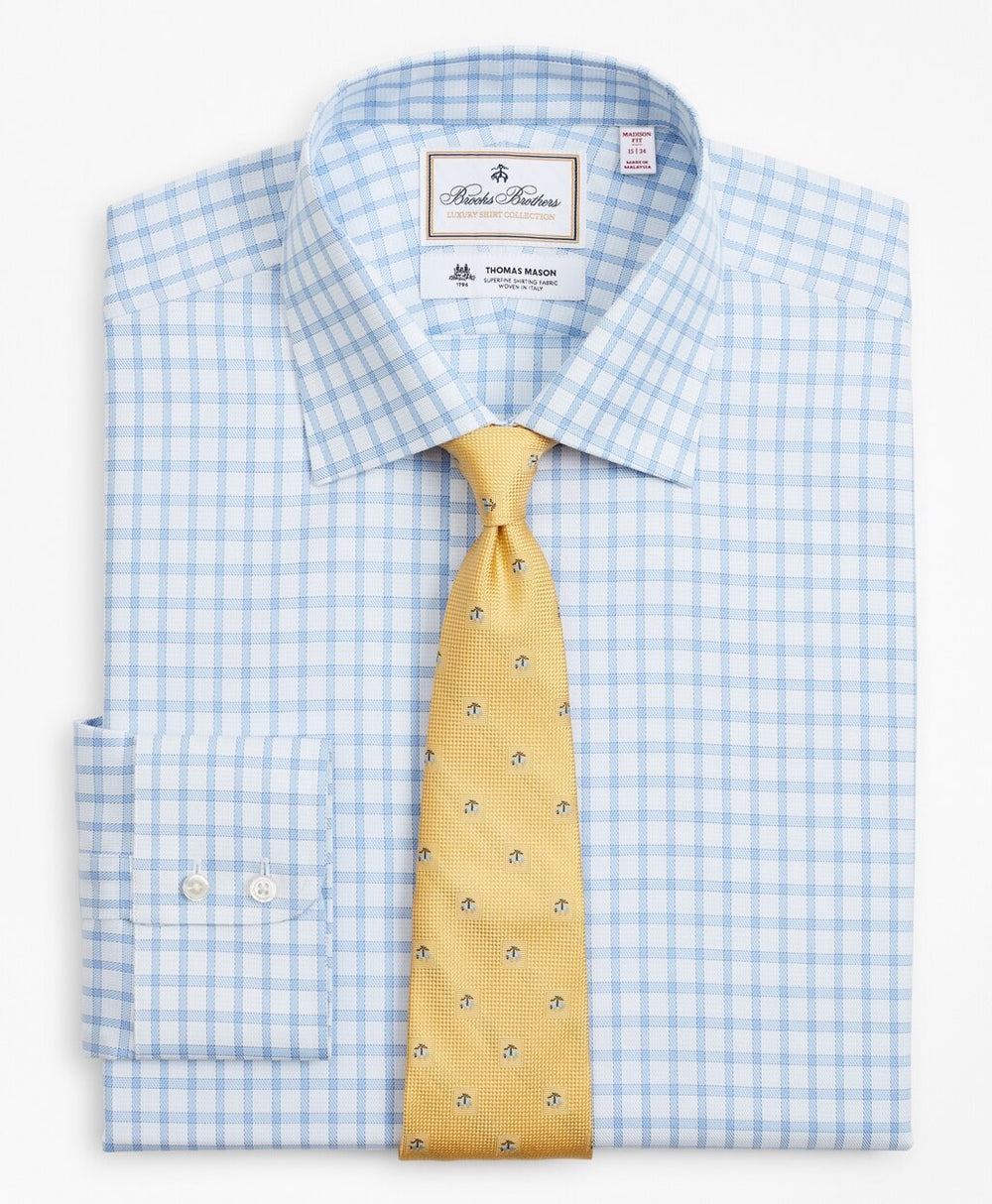 Luxury Collection Madison Classic-Fit Dress Shirt, Franklin Spread Collar Check