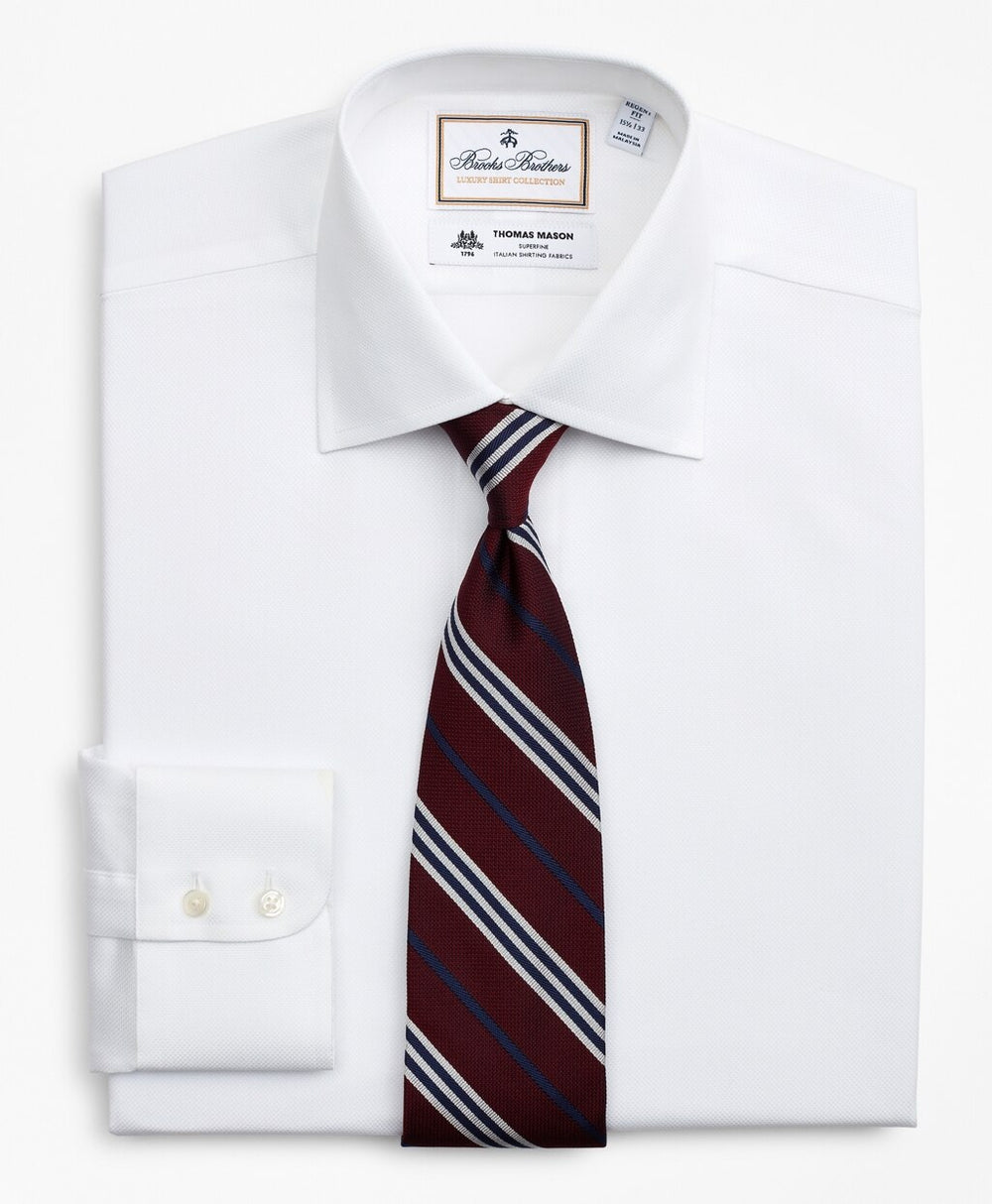 Luxury Collection Regent Fitted Dress Shirt, Franklin Spread Collar Pique