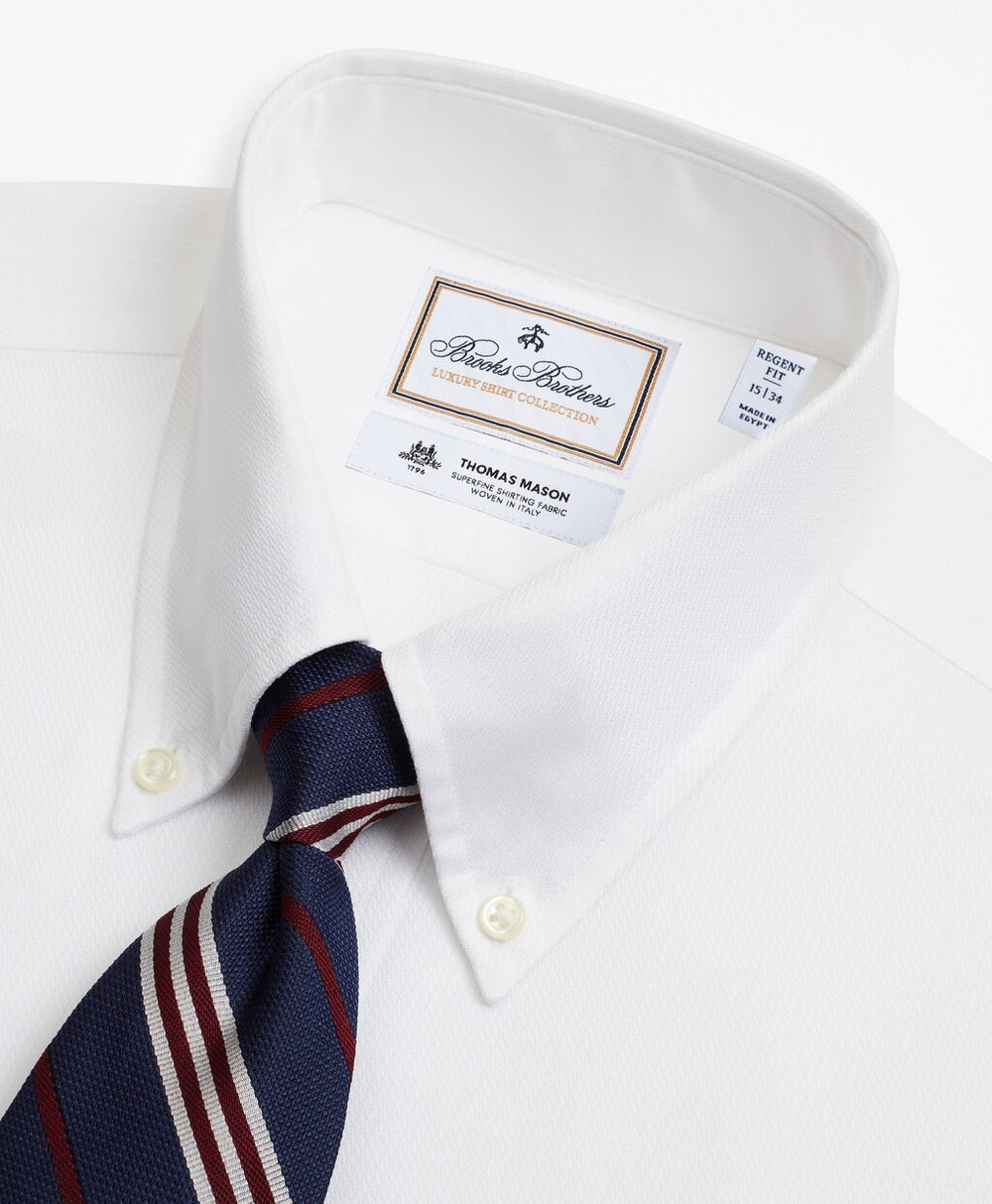 Luxury Collection Regent Fitted Dress Shirt, Button-Down Collar Textured