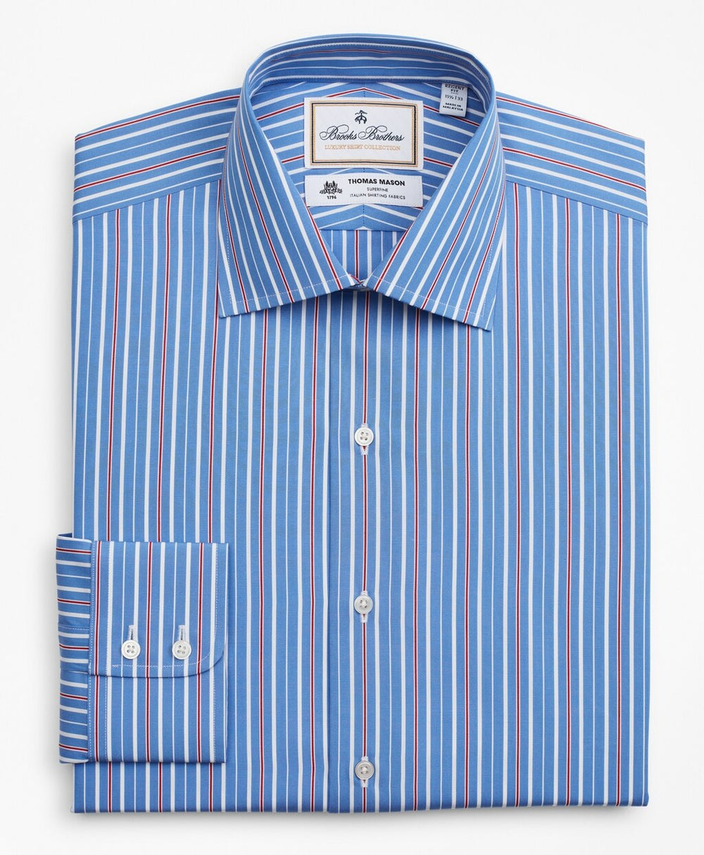 Luxury Collection Regent Fitted Dress Shirt, Franklin Spread Collar Multi-Stripe
