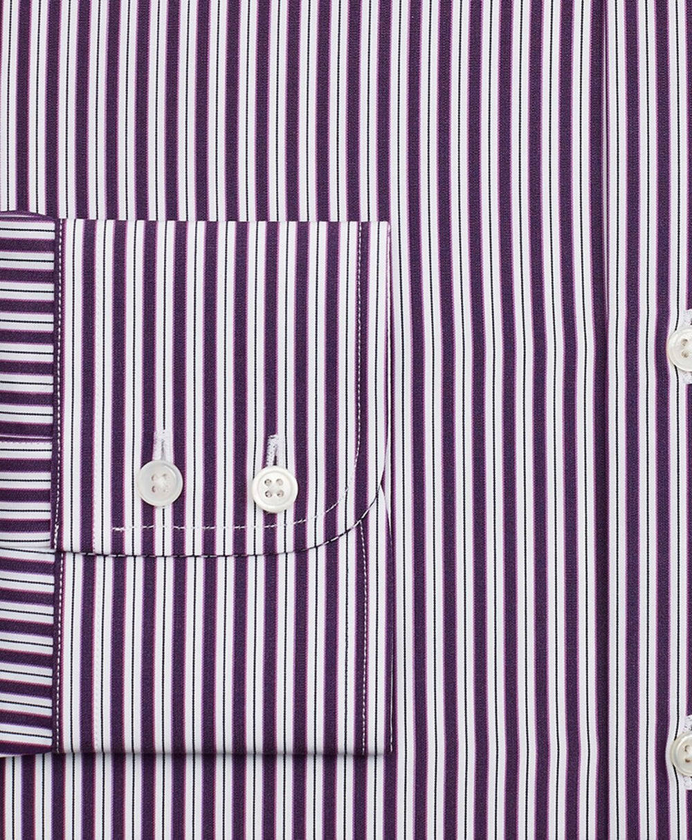 Luxury Collection Regent Fitted Dress Shirt, Franklin Spread Collar Double-Stripe