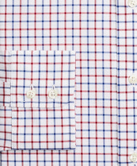 Luxury Collection Regent Fitted Dress Shirt, Franklin Spread Collar Bold Windowpane