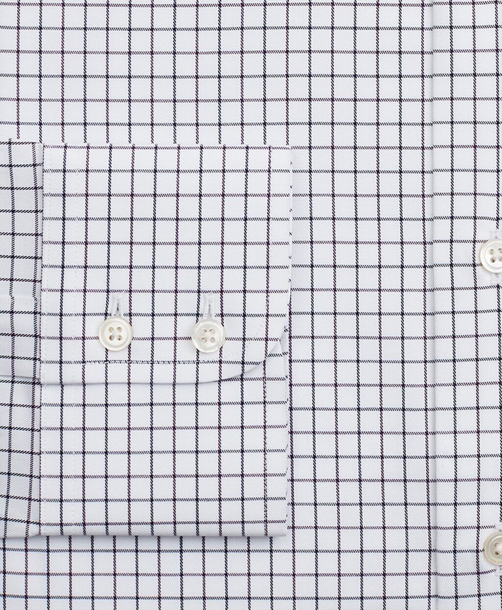 Luxury Collection Regent Fitted Dress Shirt, Franklin Spread Collar Fine Windowpane