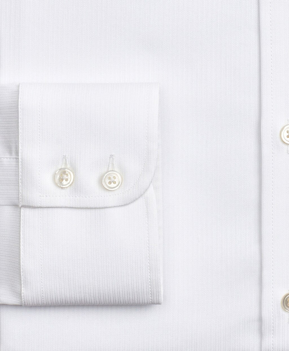 Luxury Collection Milano Slim-Fit Dress Shirt, Button-Down Collar Self-Stripe
