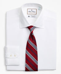 Luxury Collection Milano Slim-Fit Dress Shirt, Franklin Spread Collar Fine Stripe