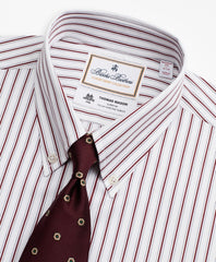 Luxury Collection Milano Slim-Fit Dress Shirt, Button-Down Collar Stripe