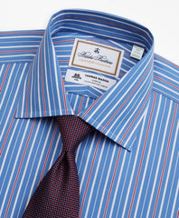 Luxury Collection Milano Slim-Fit Dress Shirt, Franklin Spread Collar Multi-Stripe