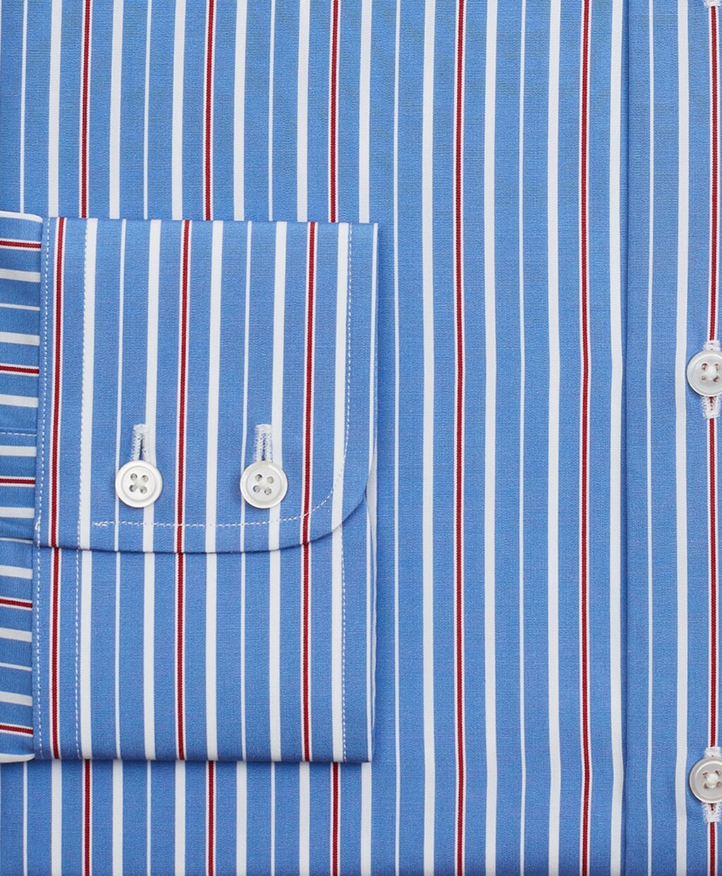 Luxury Collection Milano Slim-Fit Dress Shirt, Franklin Spread Collar Multi-Stripe