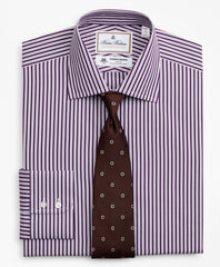 Luxury Collection Milano Slim-Fit Dress Shirt, Franklin Spread Collar Double-Stripe