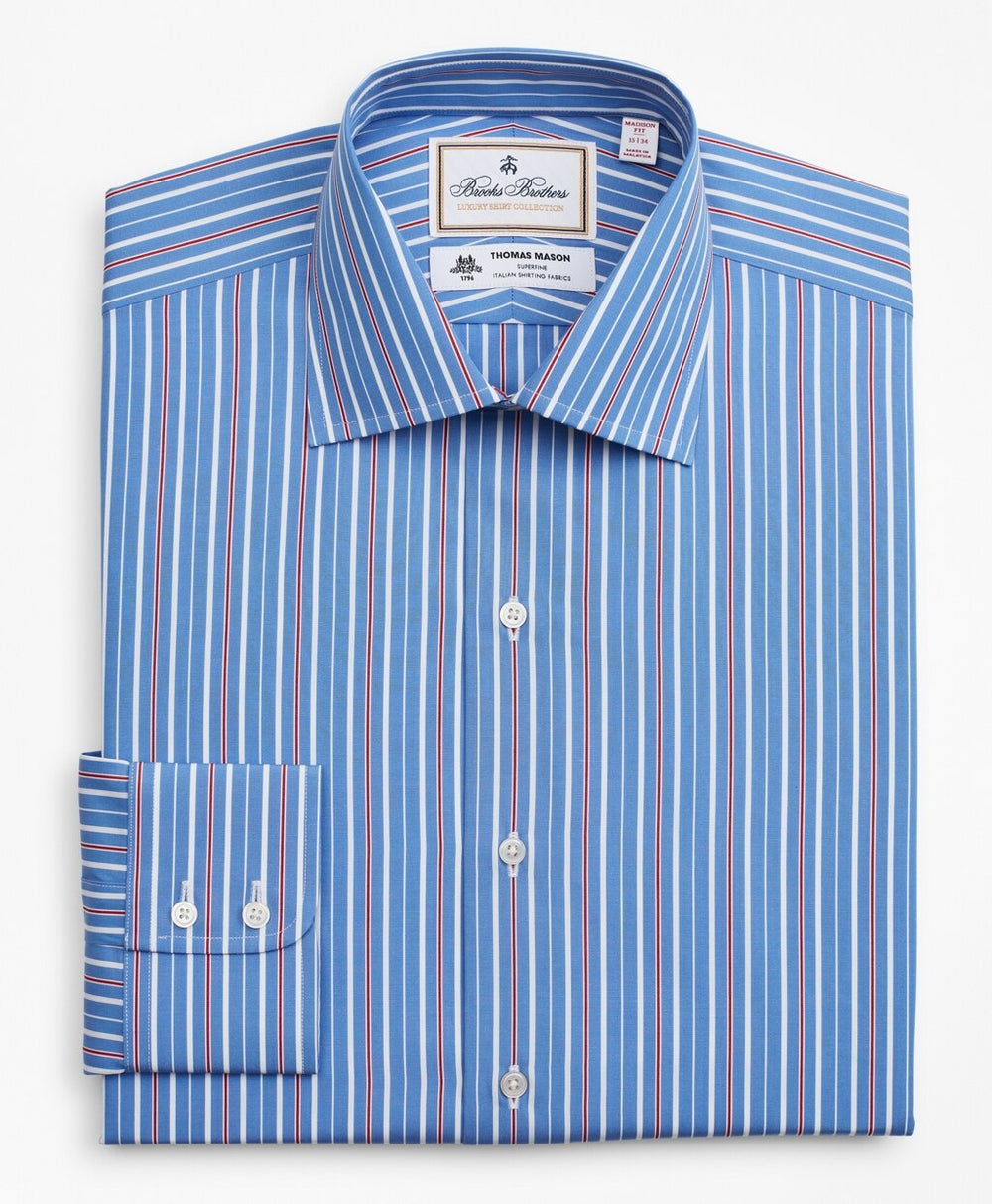 Luxury Collection Madison Classic-Fit Dress Shirt, Franklin Spread Collar Multi-Stripe