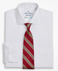 Regent Fitted Dress Shirt, Performance Non-Iron with COOLMAX®, English Spread Collar Broadcloth