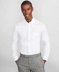 Soho Extra-Slim Fit Dress Shirt, Performance Non-Iron with COOLMAX®, Button-Down Collar Twill