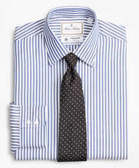Luxury Collection Regent Fitted Dress Shirt, Franklin Spread Collar Bengal Stripe