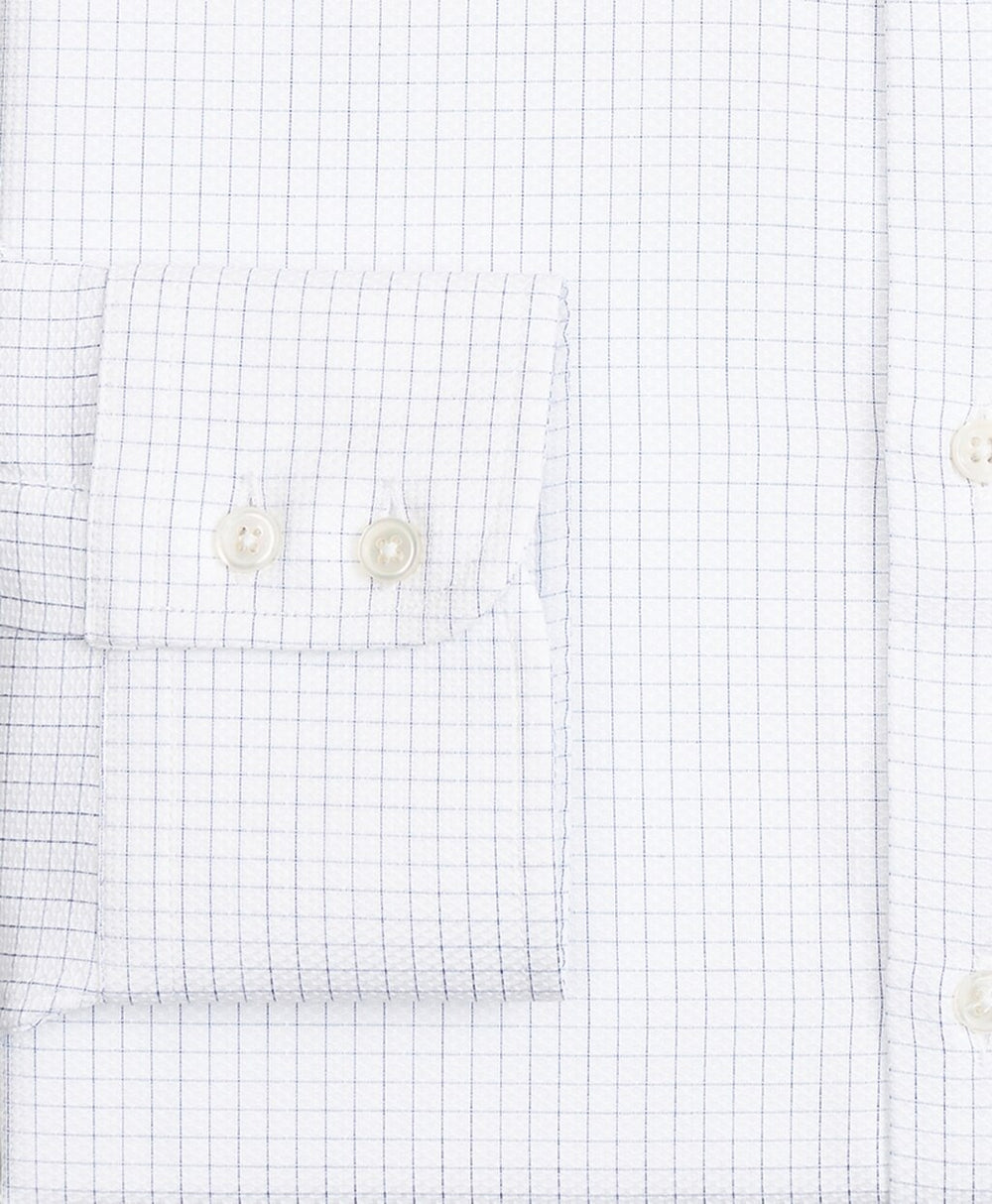 Luxury Collection Regent Fitted Dress Shirt, Franklin Spread Collar Fine Windowpane