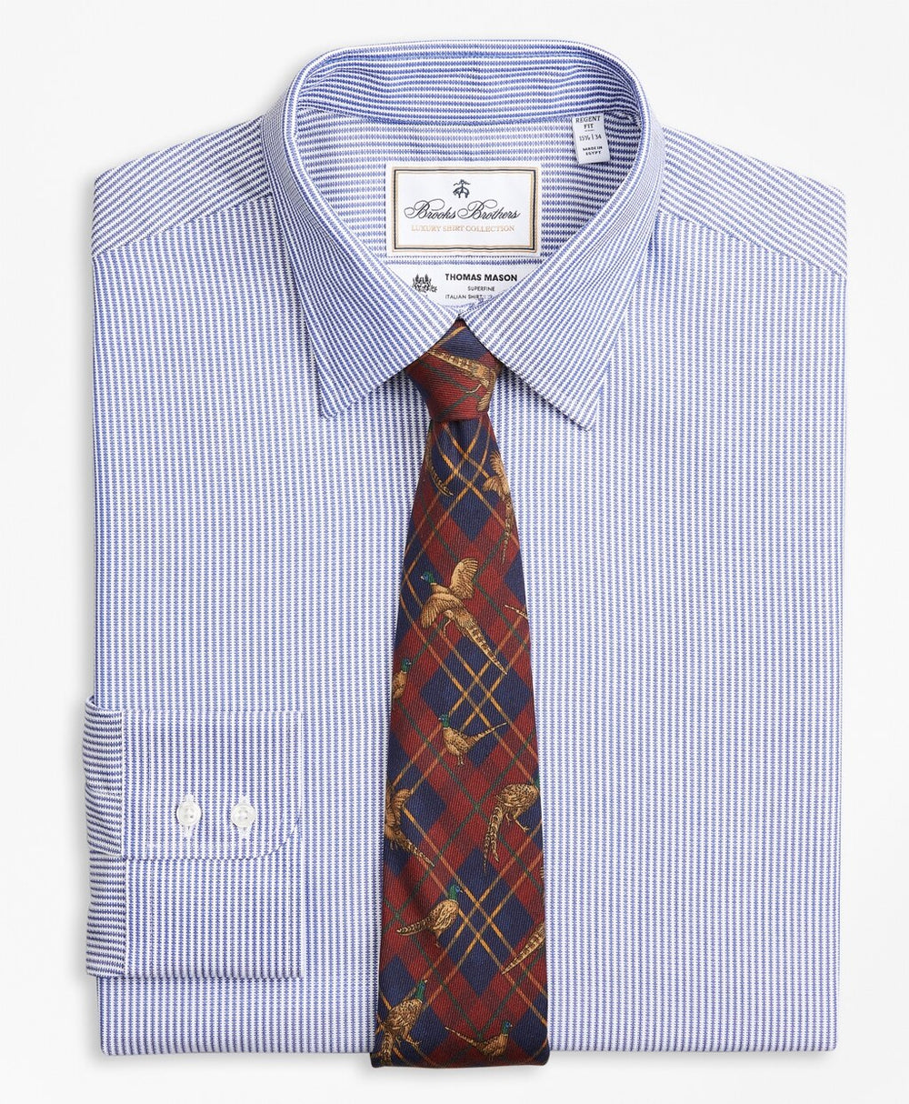 Luxury Collection Regent Fitted Dress Shirt, Franklin Spread Collar Track Stripe