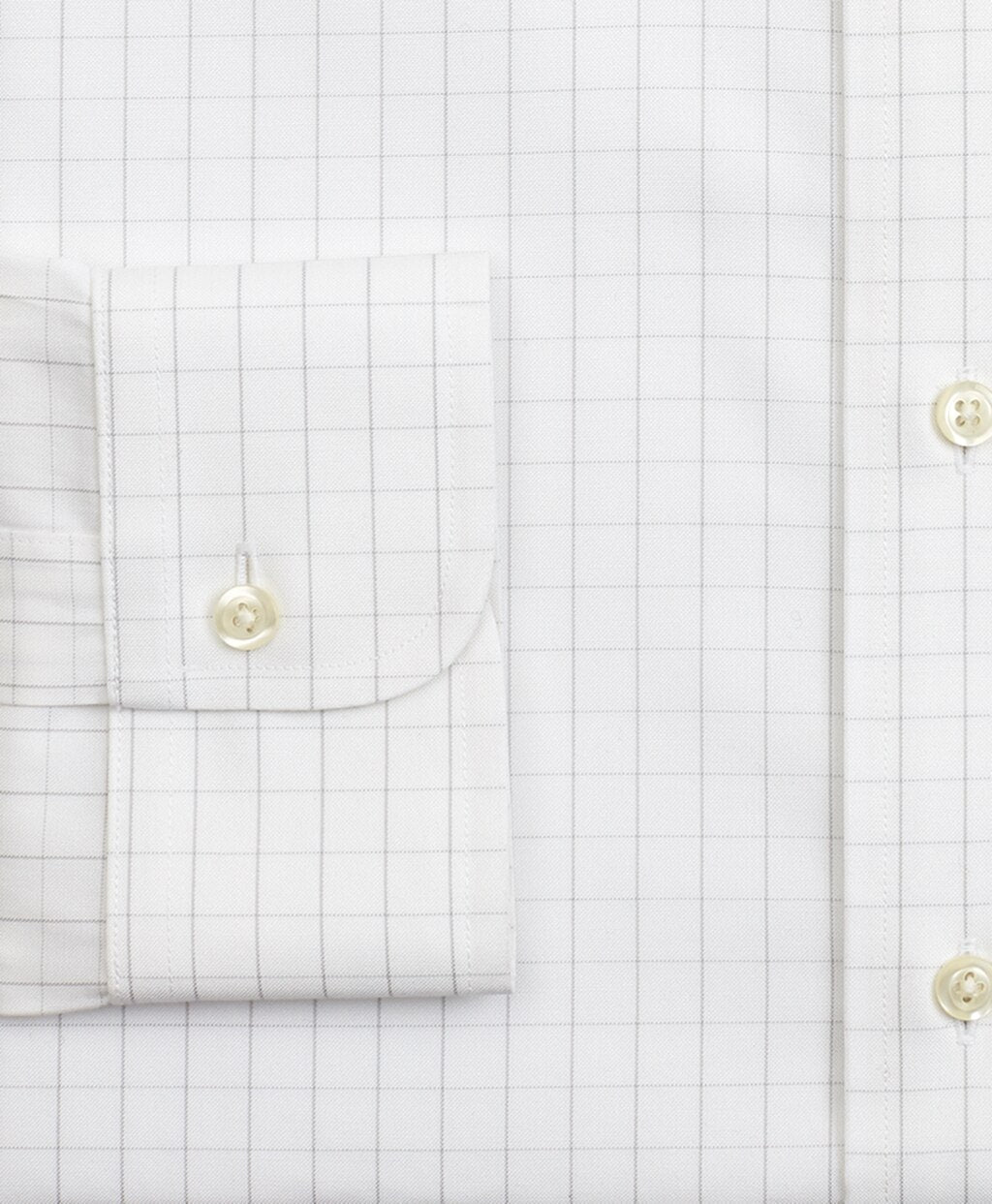 Stretch Regent Fitted Dress Shirt, Non-Iron Windowpane