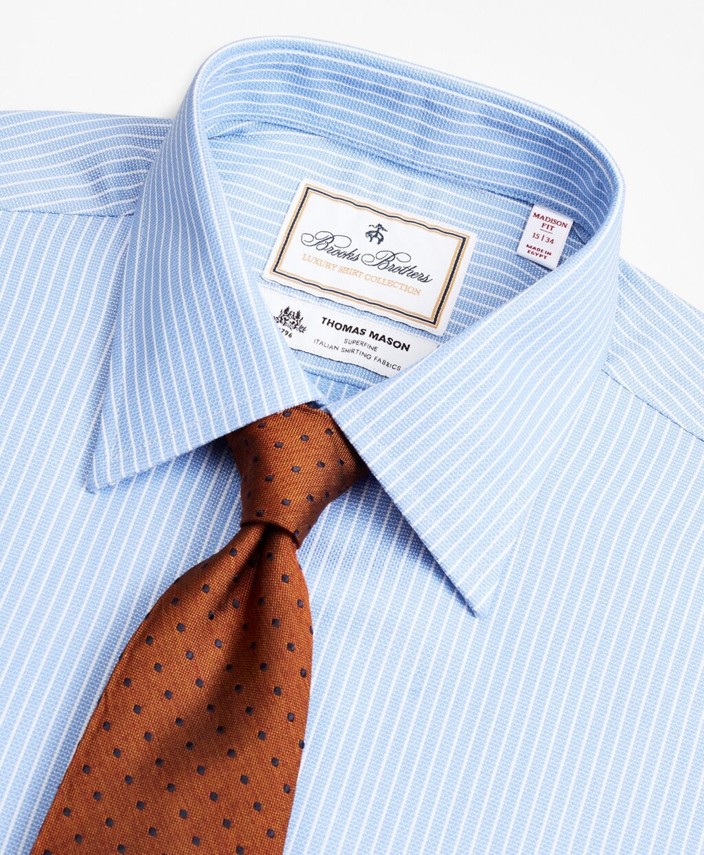 Luxury Collection Madison Classic-Fit Dress Shirt, Franklin Spread Collar Ground Stripe