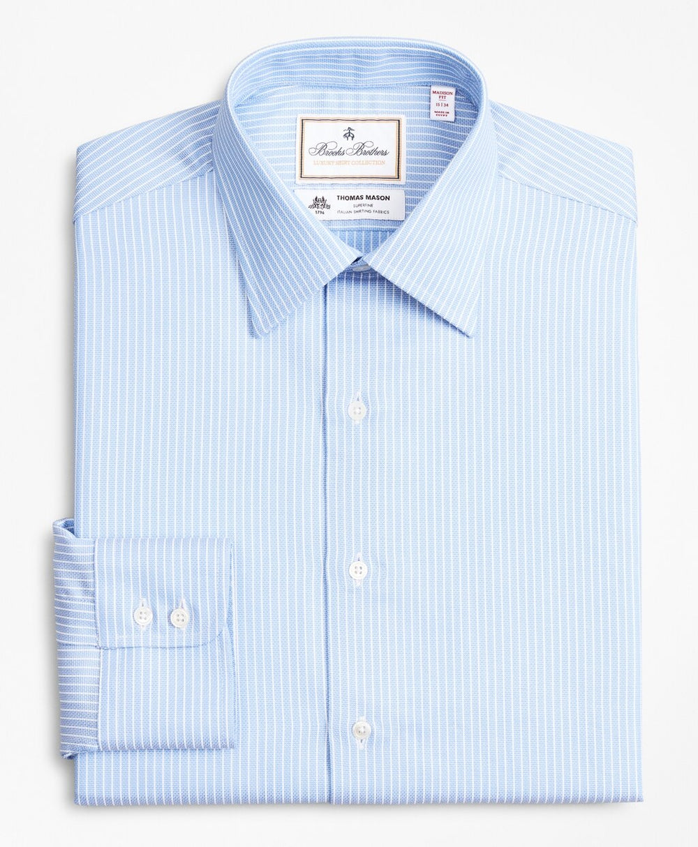Luxury Collection Madison Classic-Fit Dress Shirt, Franklin Spread Collar Ground Stripe