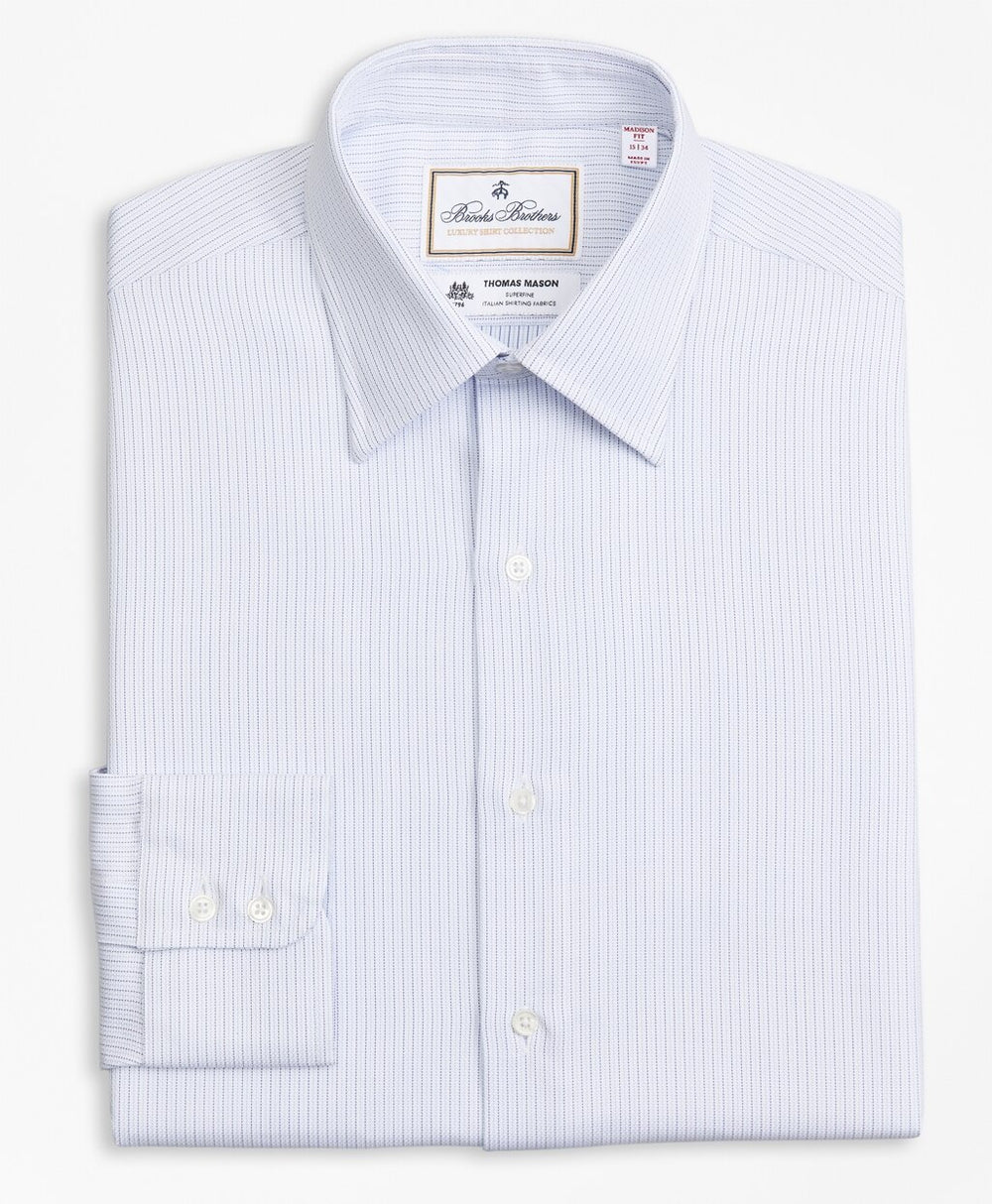 Luxury Collection Madison Classic-Fit Dress Shirt, Franklin Spread Collar  Textured Stripe