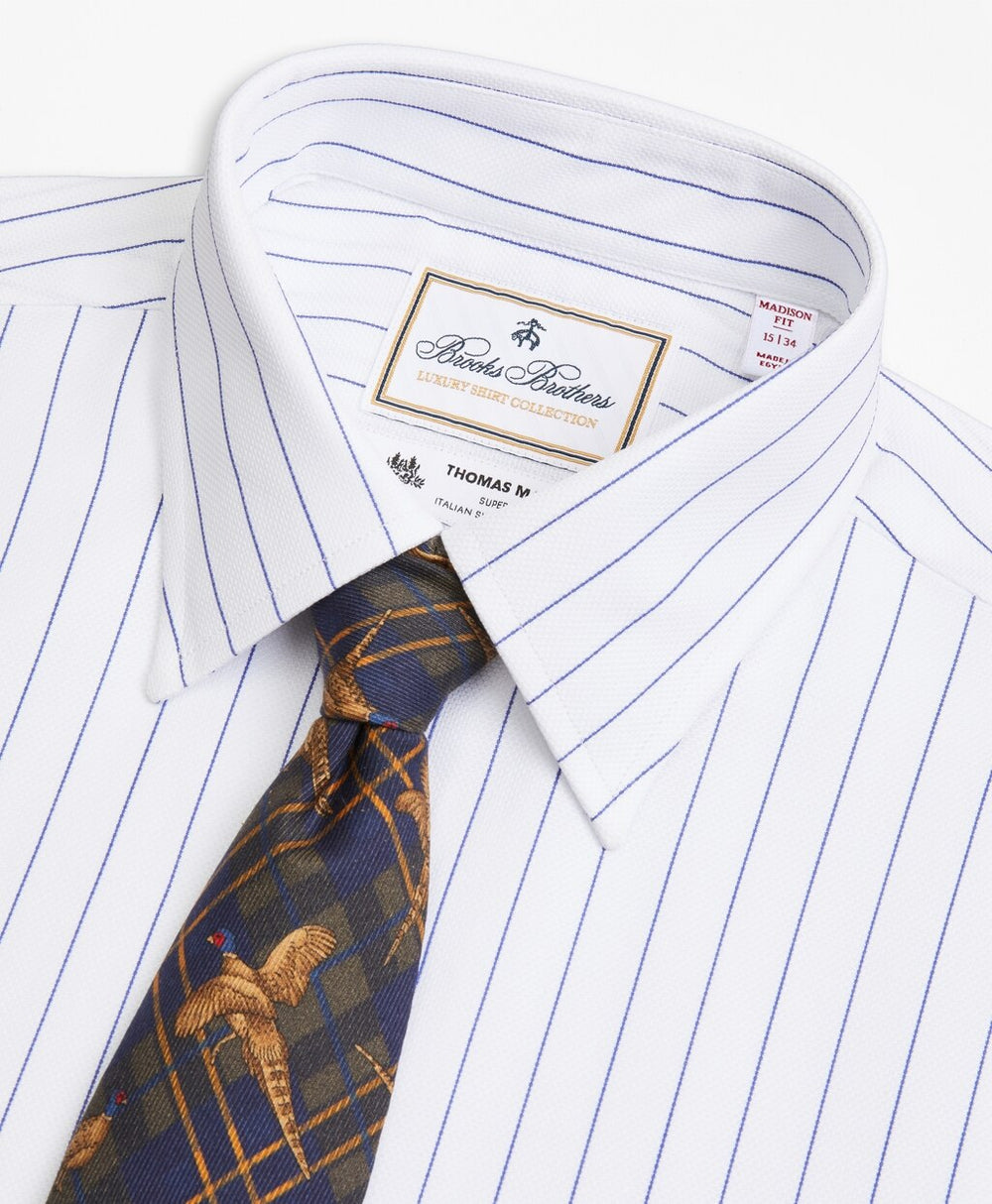 Luxury Collection Madison Classic-Fit Dress Shirt, Franklin Spread Collar Pinstripe