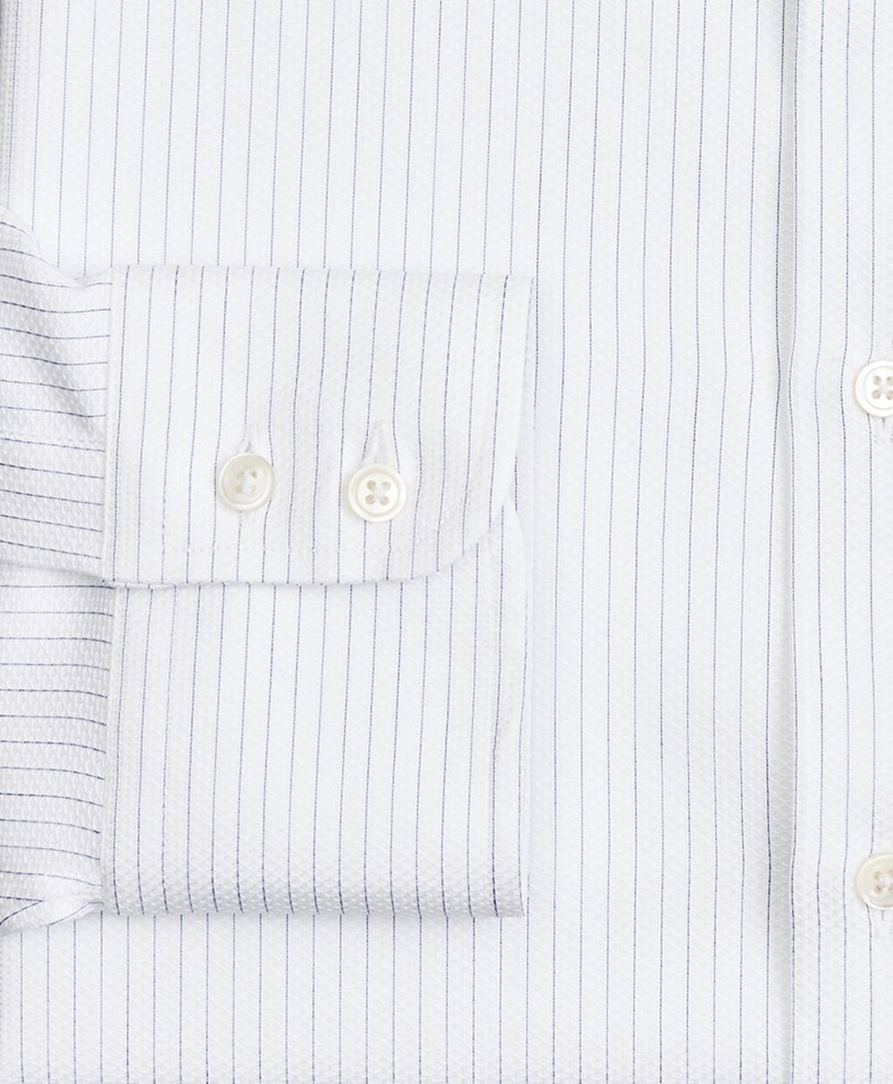 Luxury Collection Milano Slim-Fit Dress Shirt, Franklin Spread Collar Fine Stripe