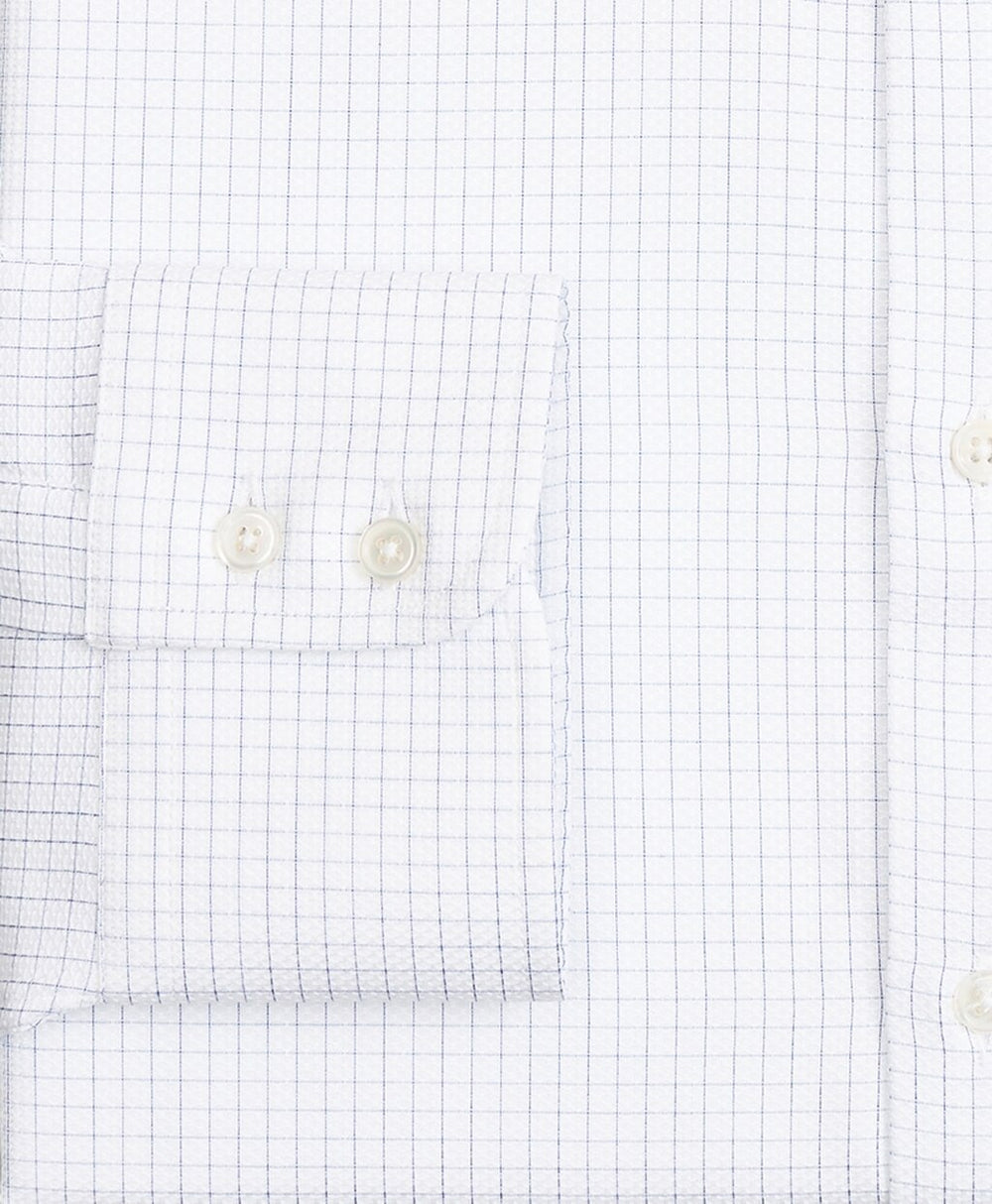 Luxury Collection Milano Slim-Fit Dress Shirt, Franklin Spread Collar Fine Windowpane