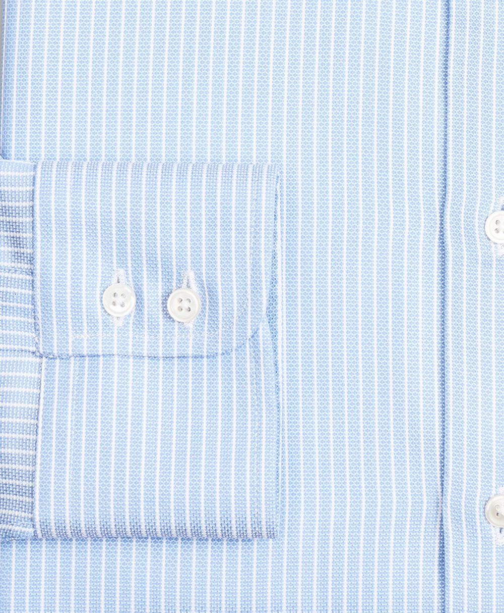 Luxury Collection Milano Slim-Fit Dress Shirt, Franklin Spread Collar Ground Stripe