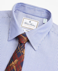 Luxury Collection Milano Slim-Fit Dress Shirt, Franklin Spread Collar Track Stripe