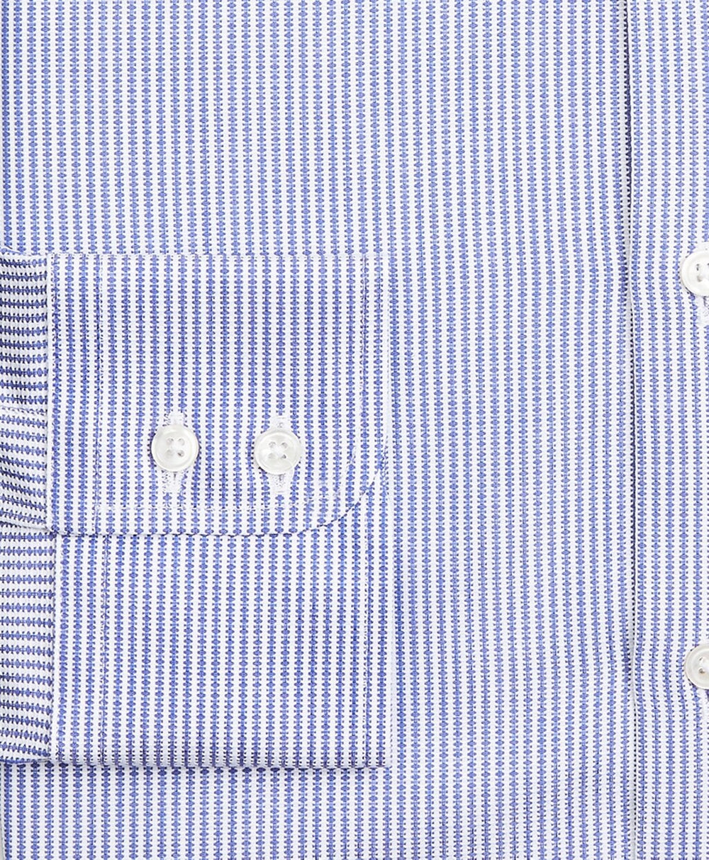 Luxury Collection Milano Slim-Fit Dress Shirt, Franklin Spread Collar Track Stripe