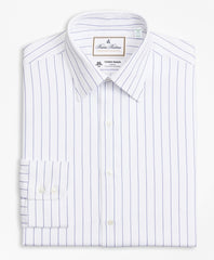 Luxury Collection Milano Slim-Fit Dress Shirt, Franklin Spread Collar Pinstripe