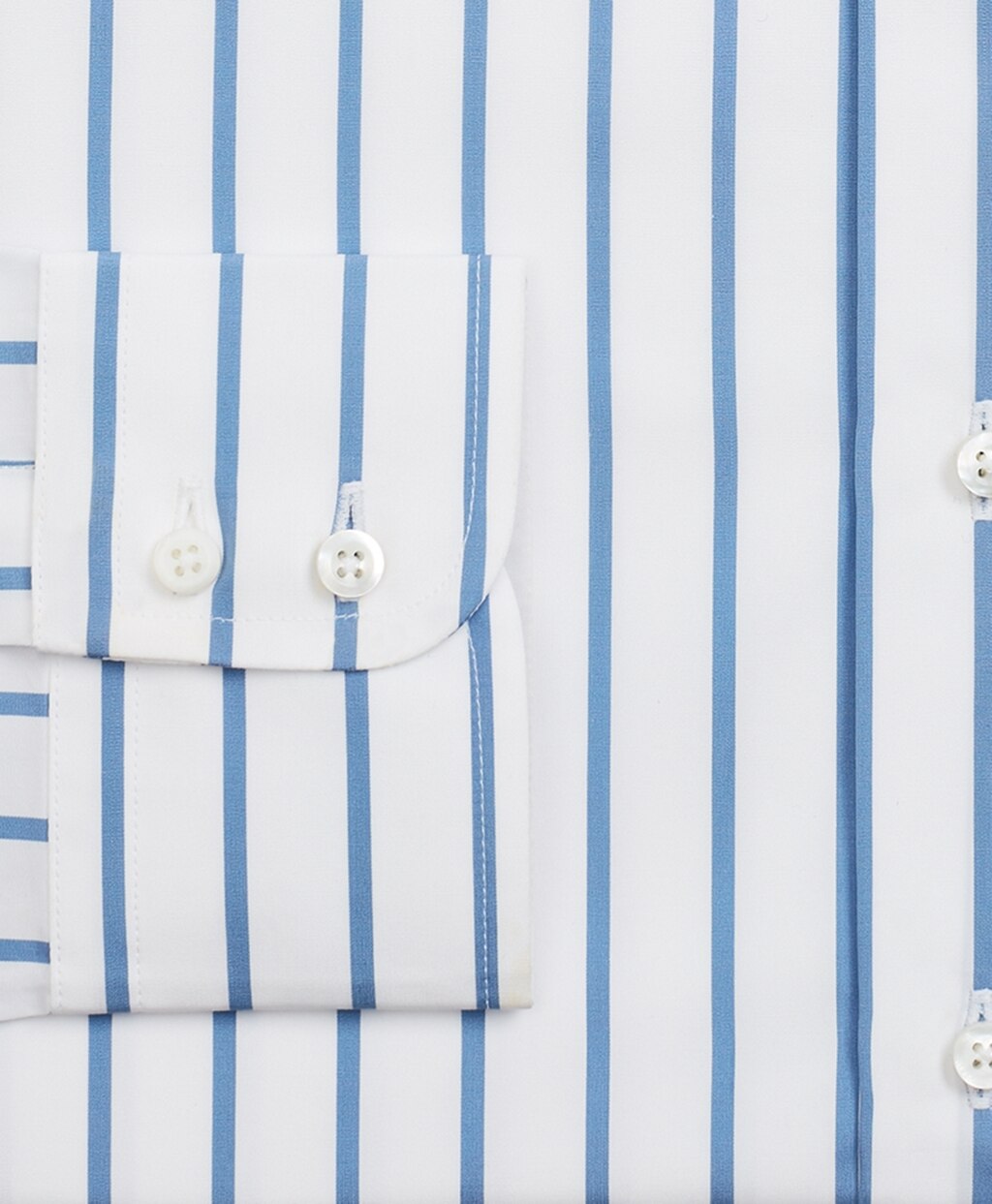 Golden Fleece® Regent Fitted Dress Shirt, English Collar Bold Stripe