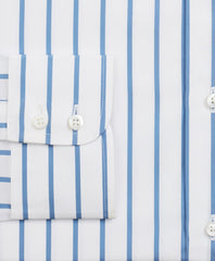 Golden Fleece® Regent Fitted Dress Shirt, English Collar Bold Stripe