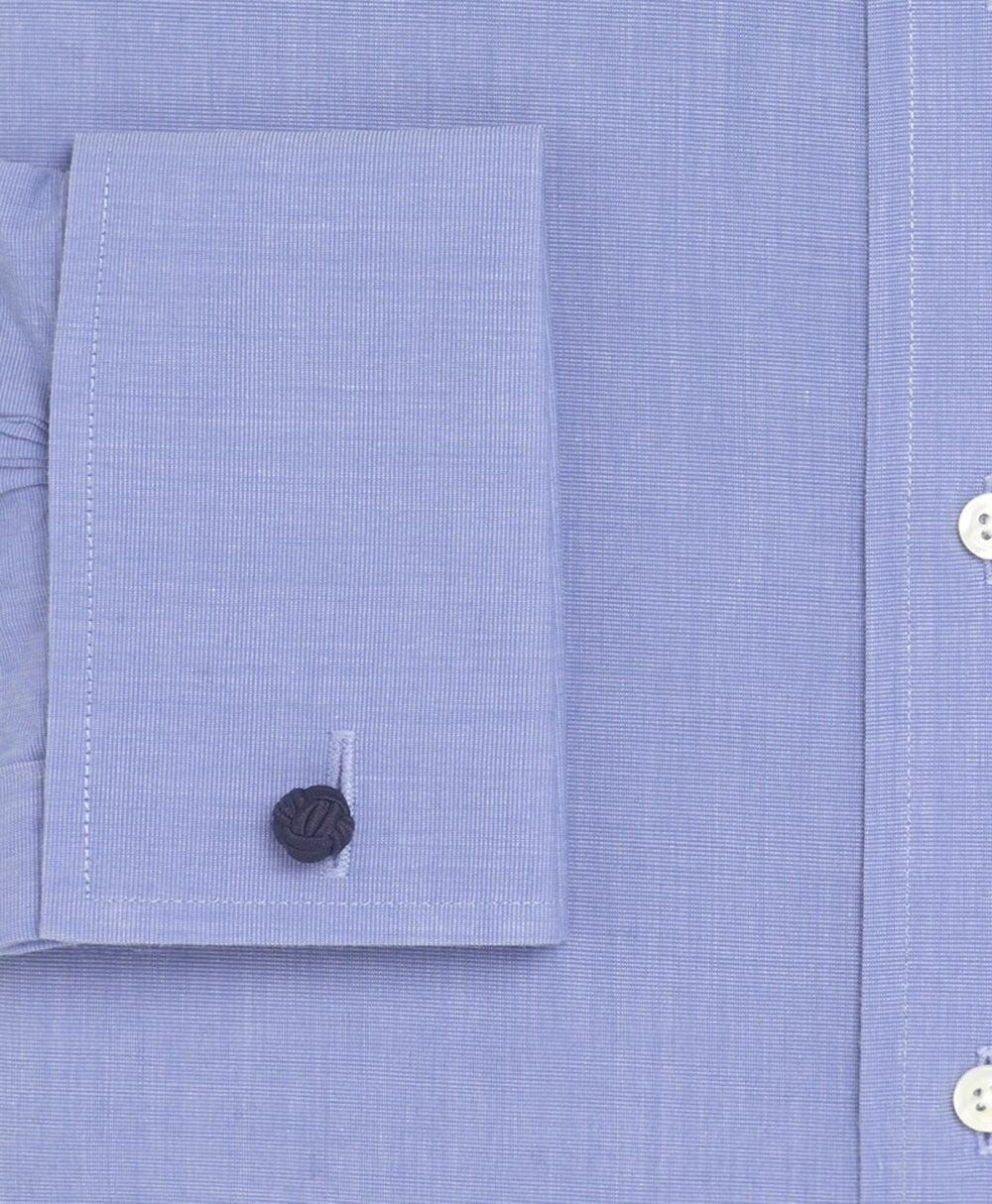 Milano Slim-Fit Dress Shirt, Non-Iron Spread Collar French Cuff
