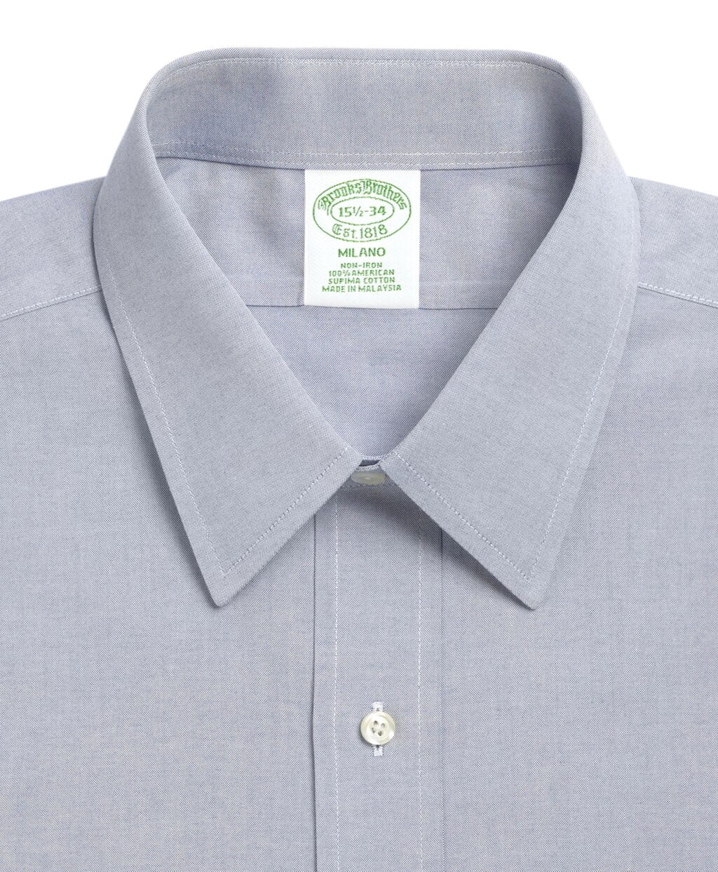 Milano Slim-Fit Dress Shirt, Non-Iron Point Collar