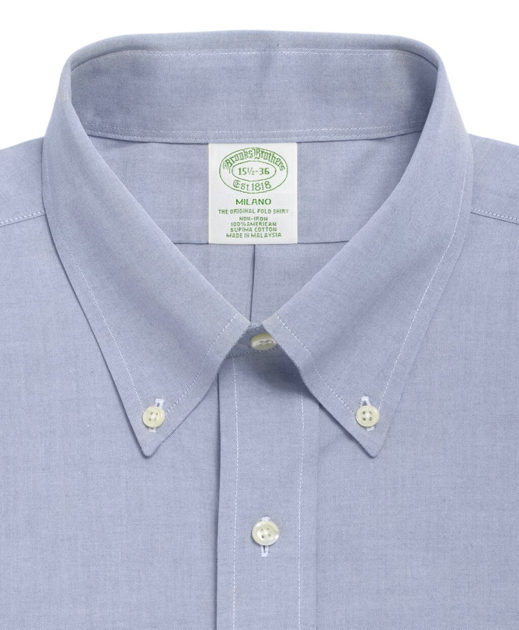 Milano Slim-Fit Dress Shirt, Non-Iron Button-Down Collar