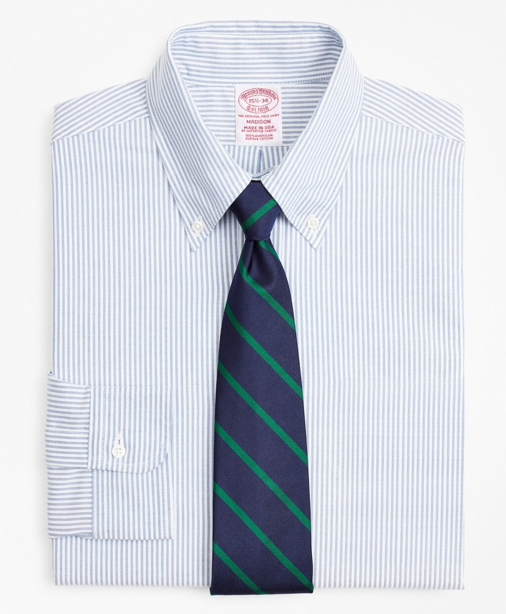 Original Polo® Button-Down Oxford Madison Classic-Fit Dress Shirt, Stripe
