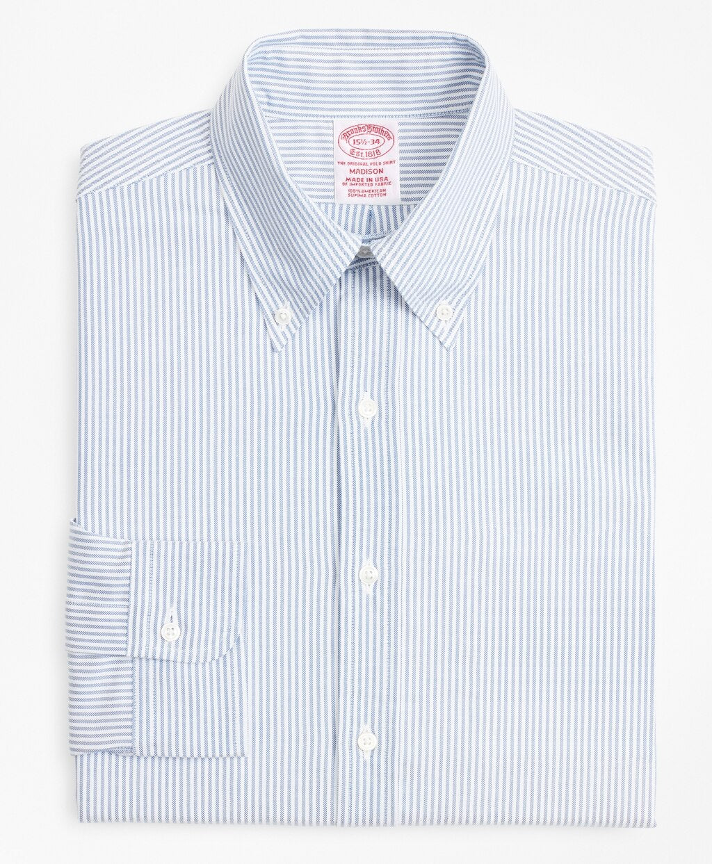 Original Polo® Button-Down Oxford Madison Classic-Fit Dress Shirt, Stripe