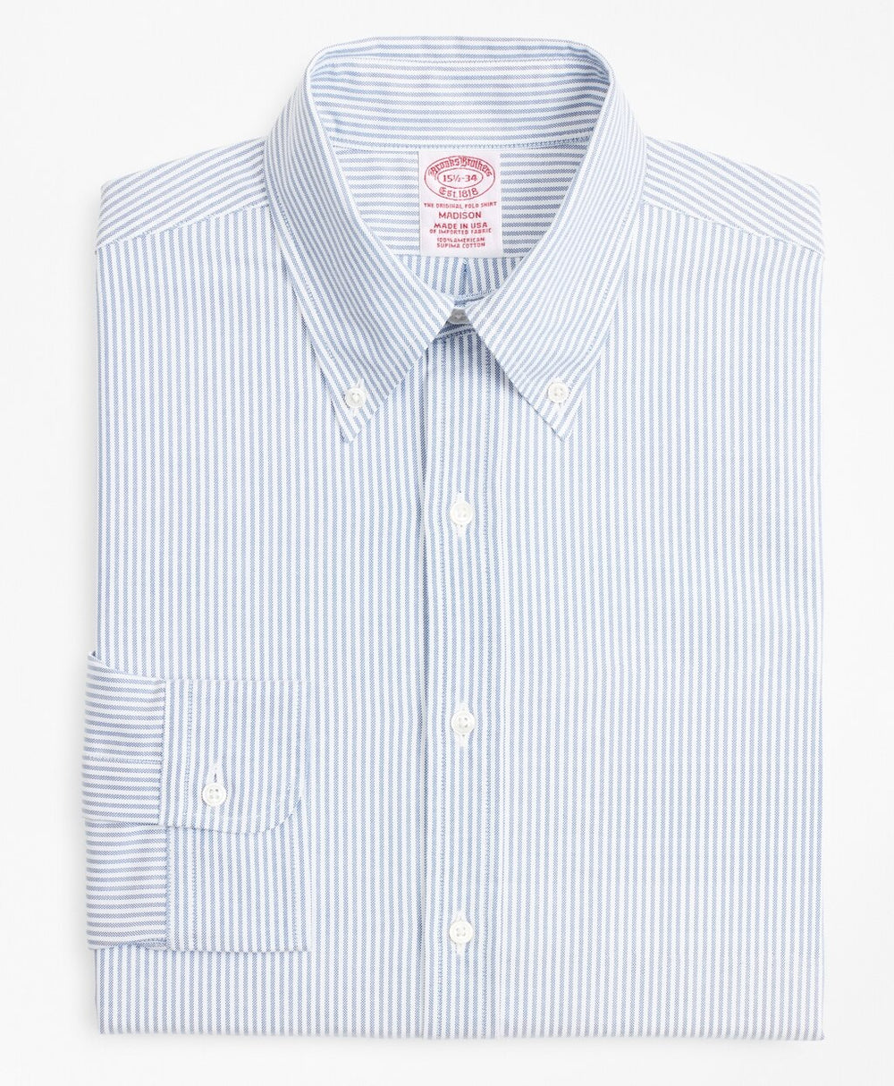 Original Polo® Button-Down Oxford Madison Classic-Fit Dress Shirt, Stripe