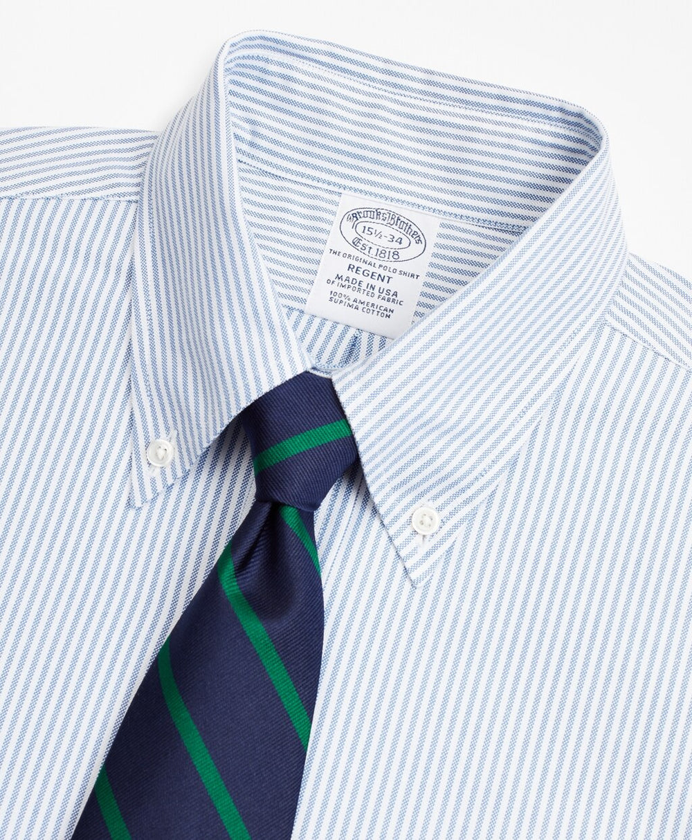 Original Polo® Button-Down Oxford Regent Fitted Dress Shirt, Stripe