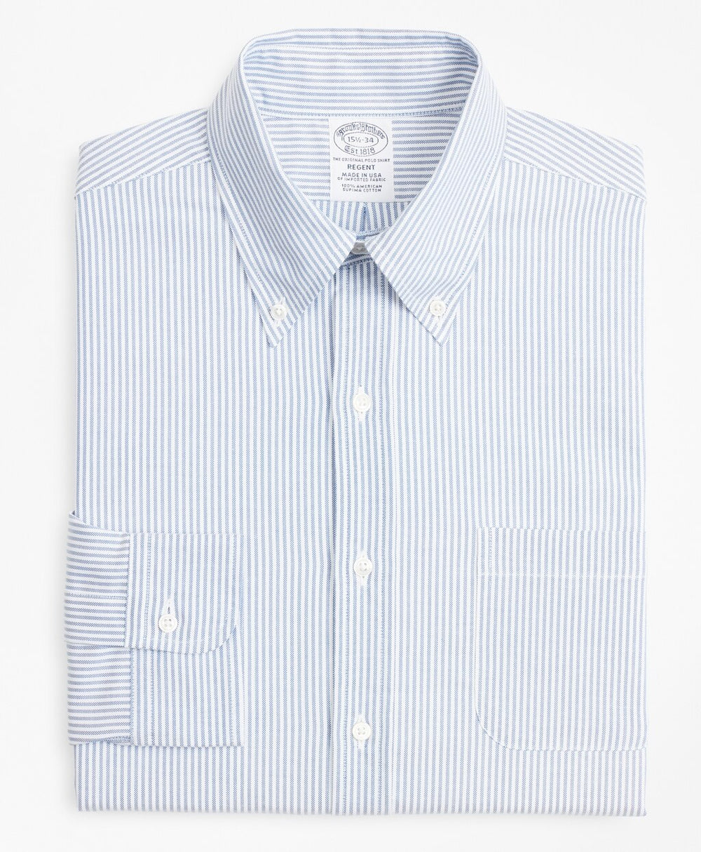 Original Polo® Button-Down Oxford Regent Fitted Dress Shirt, Stripe